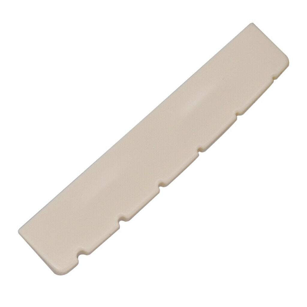 Left-Handed Fo Guitar Rosewood Saddle Bridge with Plastic Saddle Nut