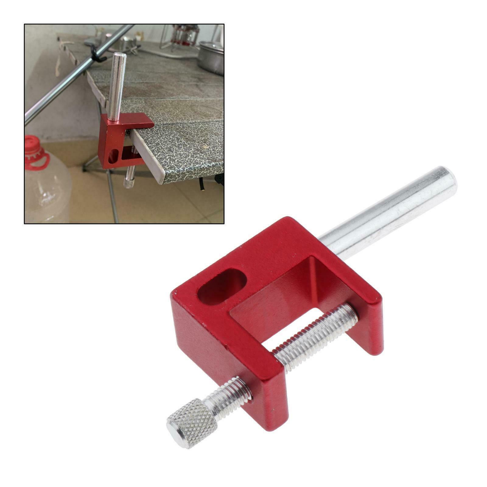 Foldable Lamp Pole Stainless Steel Hanger Hook Stand Fixed Clip