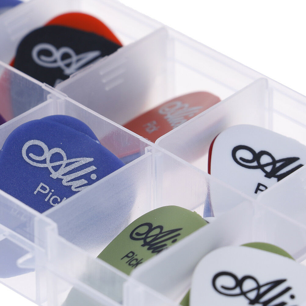 40 Guitar Picks Acoustic Electric Bass Pic Plectrum Mediator MusicalInstrumen TL