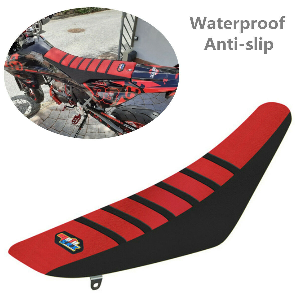 Motorcycle Motocross Seat Protection Cover Antislip Cushion For KXF Kawasaki