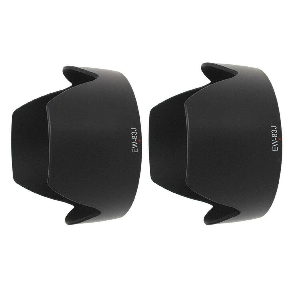 2x Camera Lens Hood For Canon EW-83J AF 24-85 Mm F / 2.8-4D IF