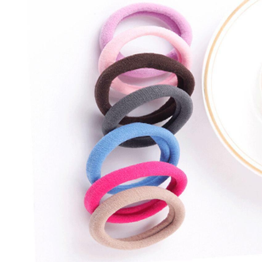 Children Cute Candy Bands Girls Elastic Hair Bands Kids Sweet Hair Muticolor