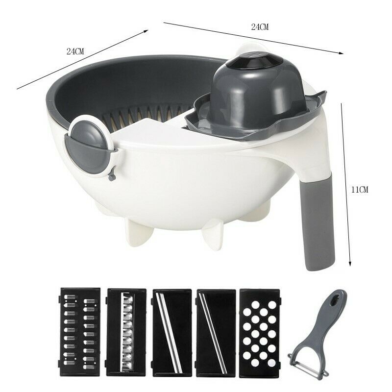 Multifunctional Vegetable Cutter Fruit Vegs Slicer Grater Shredders Drain BaBDA