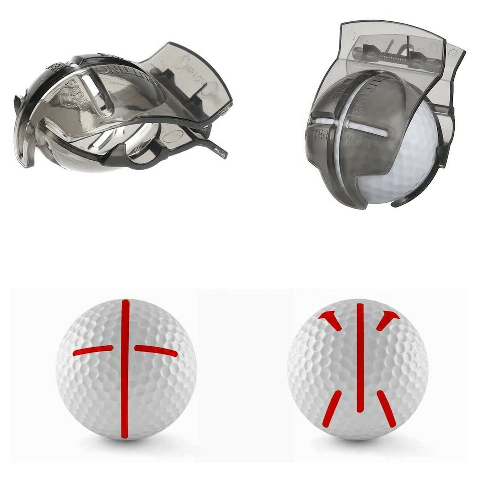 Golf Ball Marker Line Drawing Tool Template Liner Stencil Putt Alignment No ball