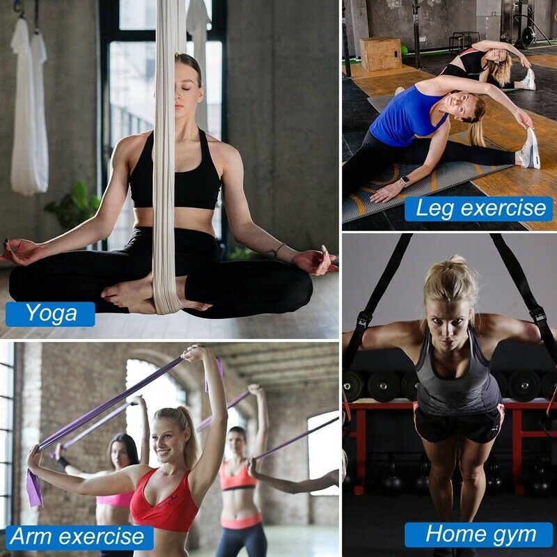 8 Pieces Resistance Bands Door Anchor Gym Fitness Door Attachment for Home GK7Z2