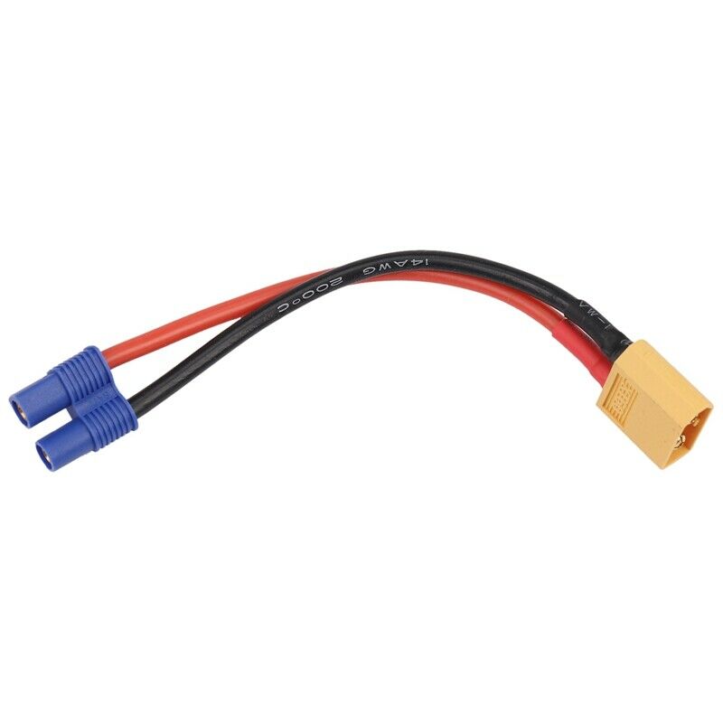 3pcs XT60 XT-60 Male to EC3 Female Connector Adapter Wire for RC Lipo Battery Q5