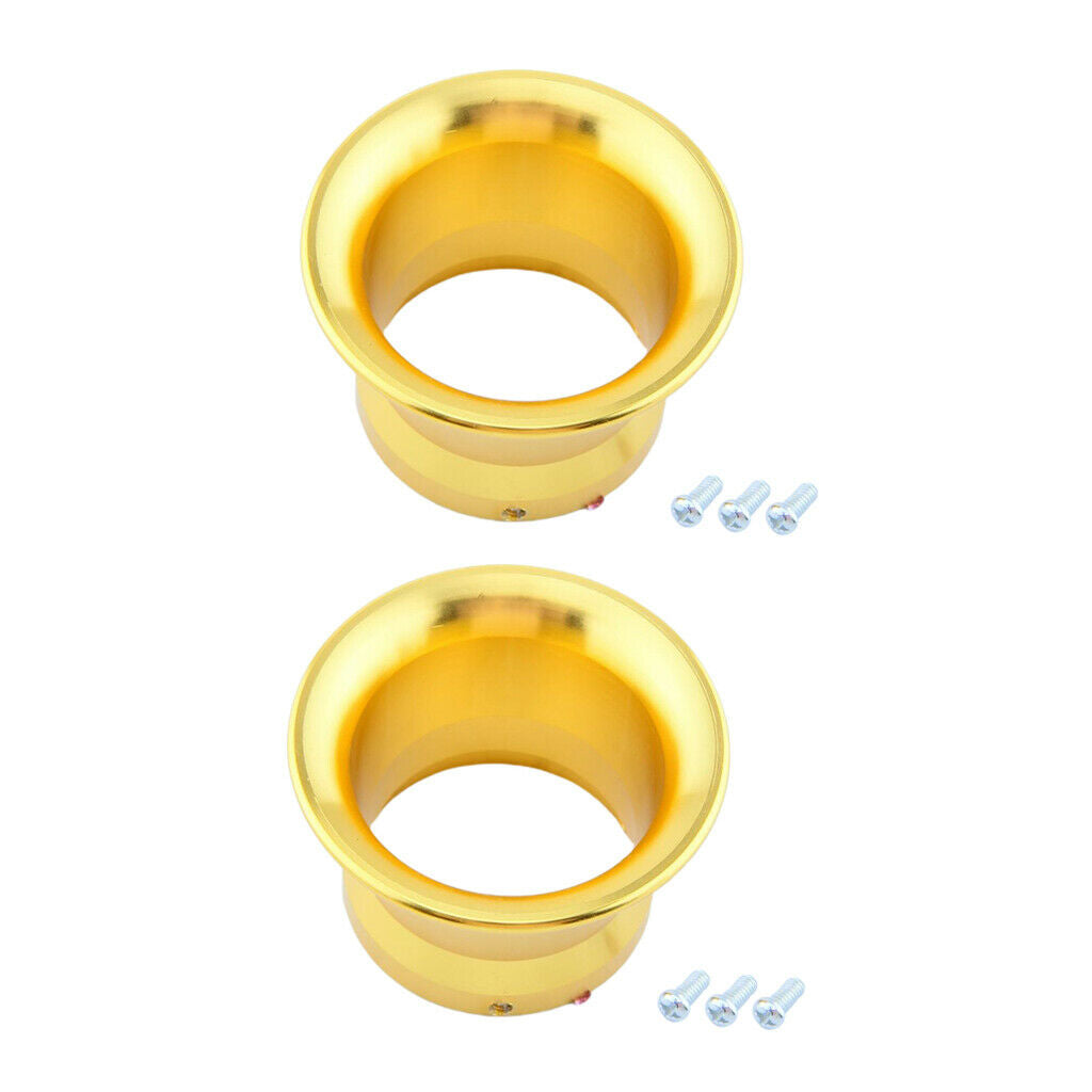 2x 50mm 2 Inch Carb Velocity Stack Funnel for 24/26/28/30mm Carburetor