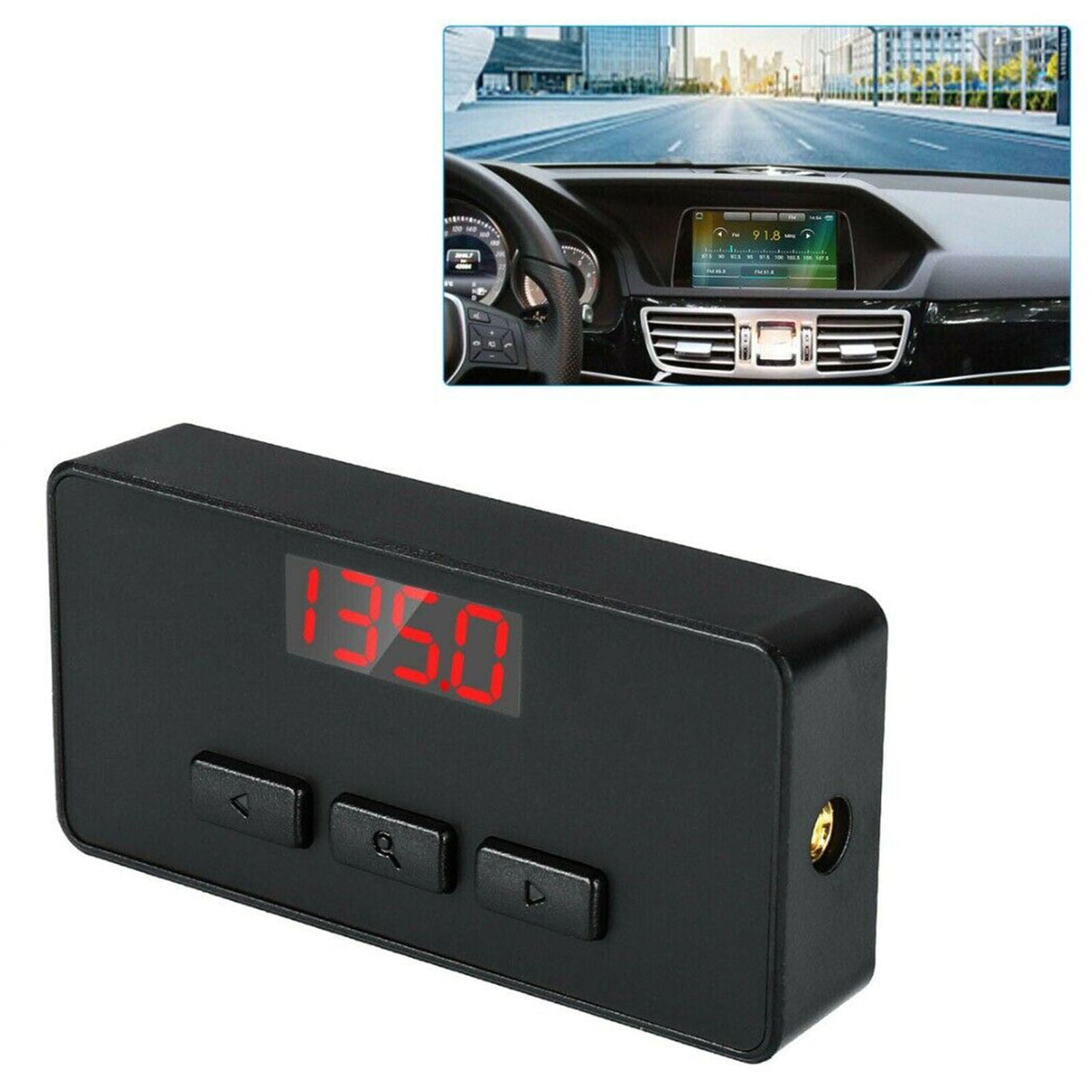 Universal DAB + car radio receiver AUX FM transmitter adapter + antenna radio