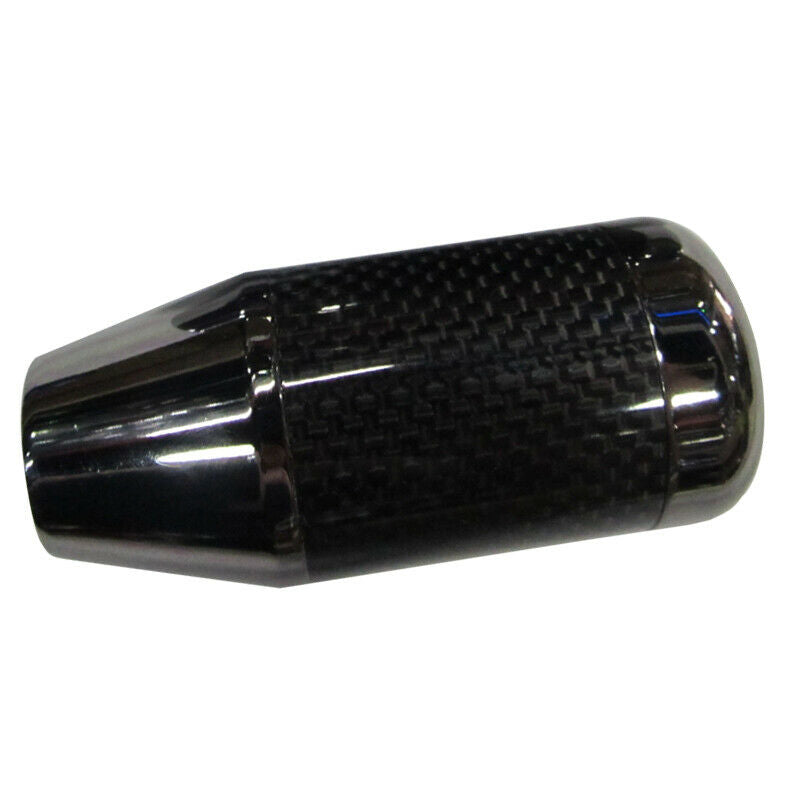 Real Carbon Fiber Car SUV Truck Gear Shift Knob w/ M8 M10 Adapters Shifter Lever