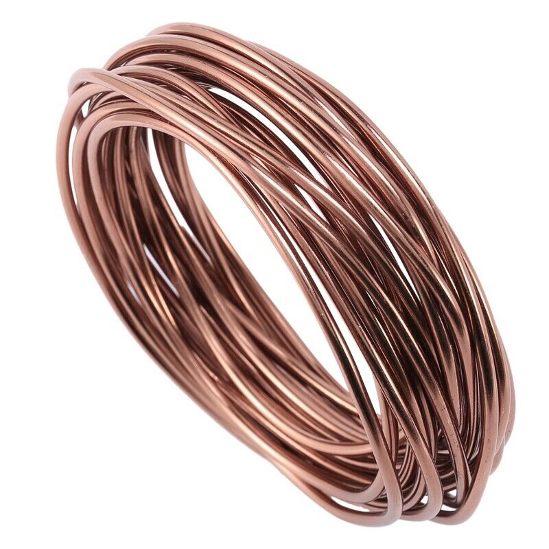 Anodized Aluminum Bonsai Training Wire 5-Size Starter Set-1.0mm,1.5mm,2.0mm,2.X4