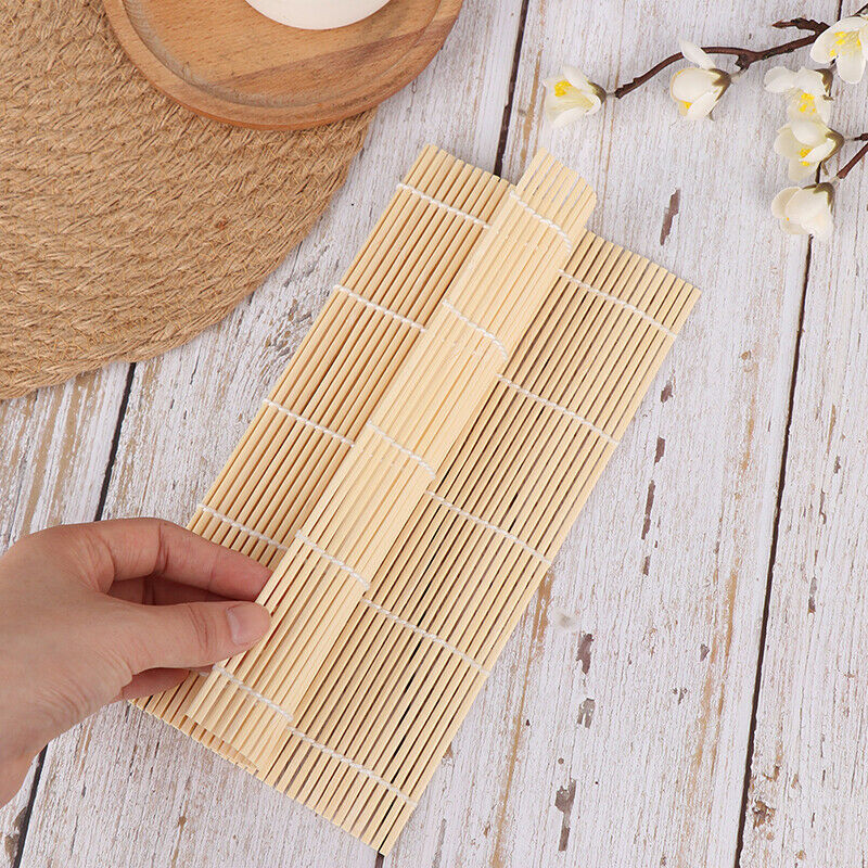 Sushi Mat Rolling Rice Onigiri Maker Bamboo Roller Mould DIY Kitchen ToolFCA