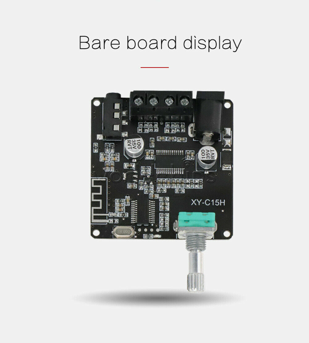 Stereo Bluetooth Audio Digital Power Amplifier Board Module Dual-Channels 2*20W
