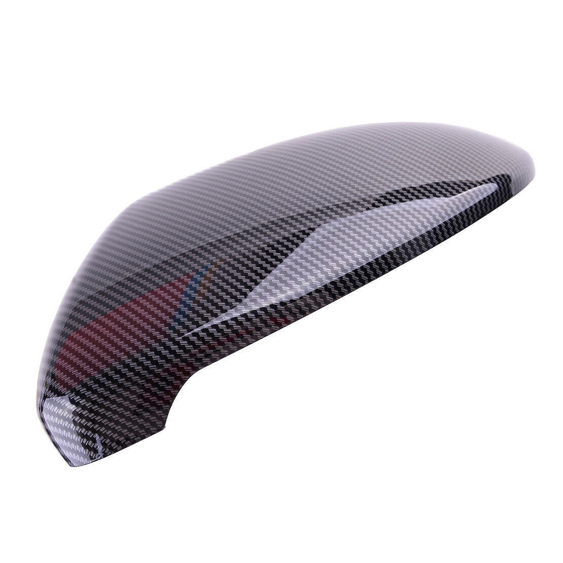 Carbon Fiber Style Side Door Mirror Cover Cap Fit for VW MK7 Golf GTI 2015-2018