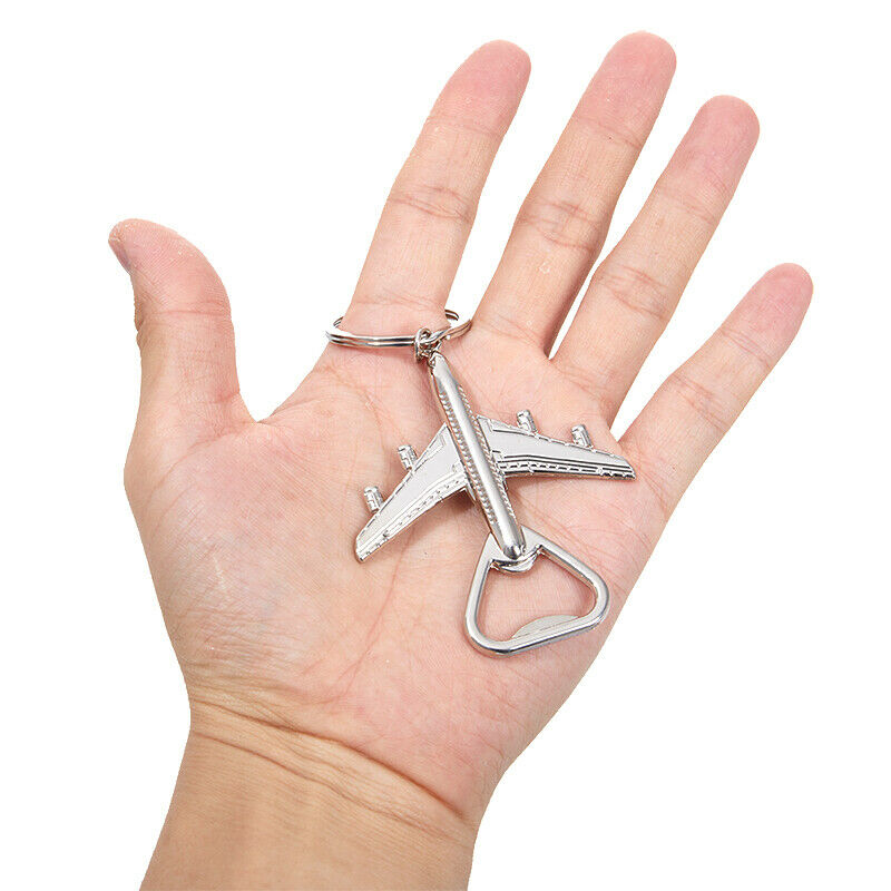 Aircraft Keychain Beer Opener Retro Keychain Tools Keychain Bottle Open.l8