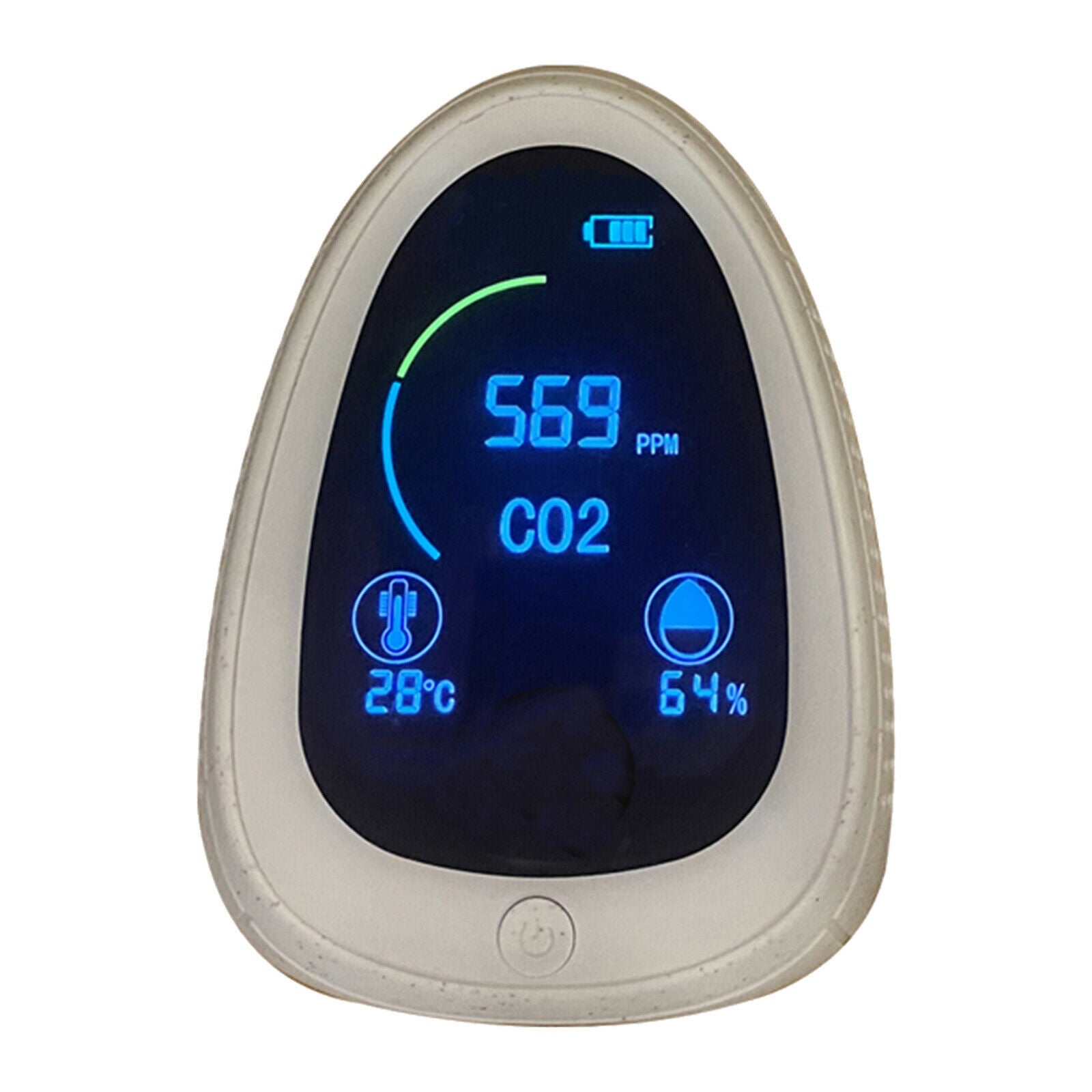Portable 3 in 1 CO2 Detector Meter 5000ppm Temperature Humidity Monitor