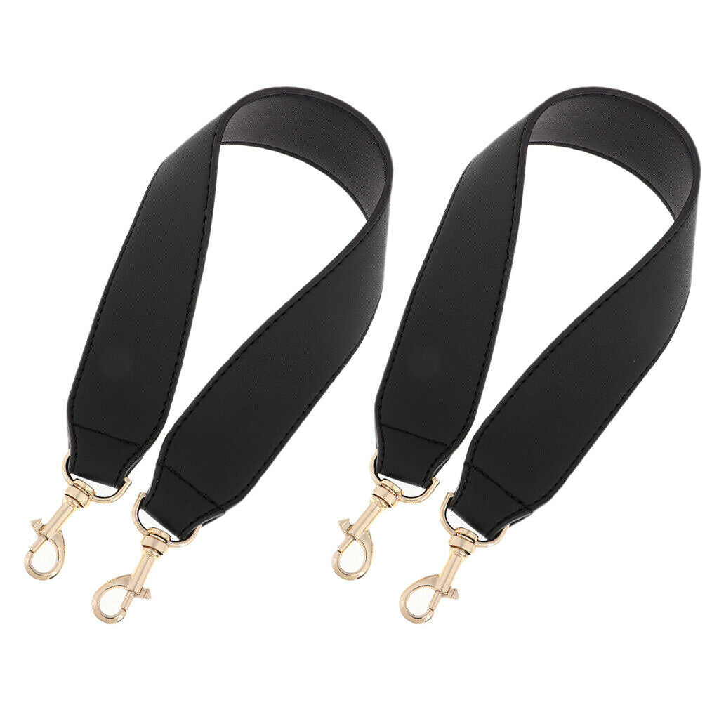 2 Pieces PU Leather Purse Straps Replacement Handbags Handles Shoulder Bag