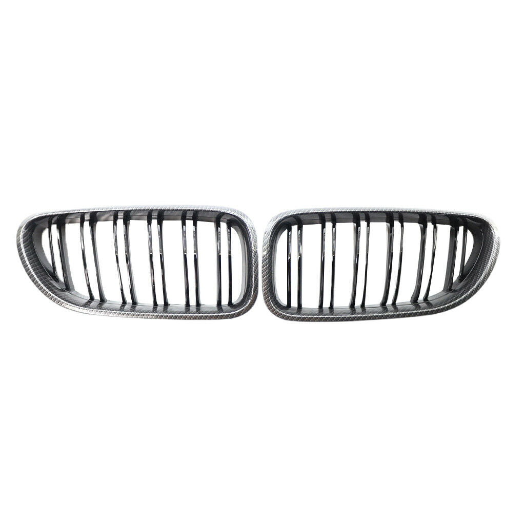 Front Kidney Double Line Grills Grille Fit For BMW F06 F12 F13