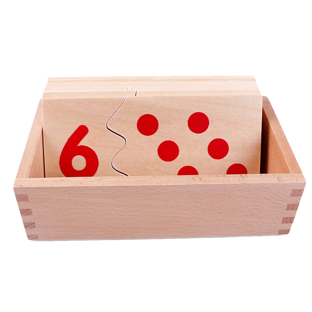 Kids Wooden Montessori Educational Mathematics Family Set Teaching Material