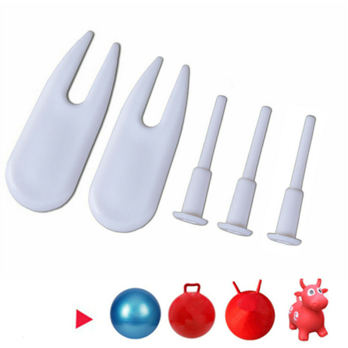 1 Set Fitness Exercise Sport Inflatable Yoga Ball Air Stopper Plug Puller Pump