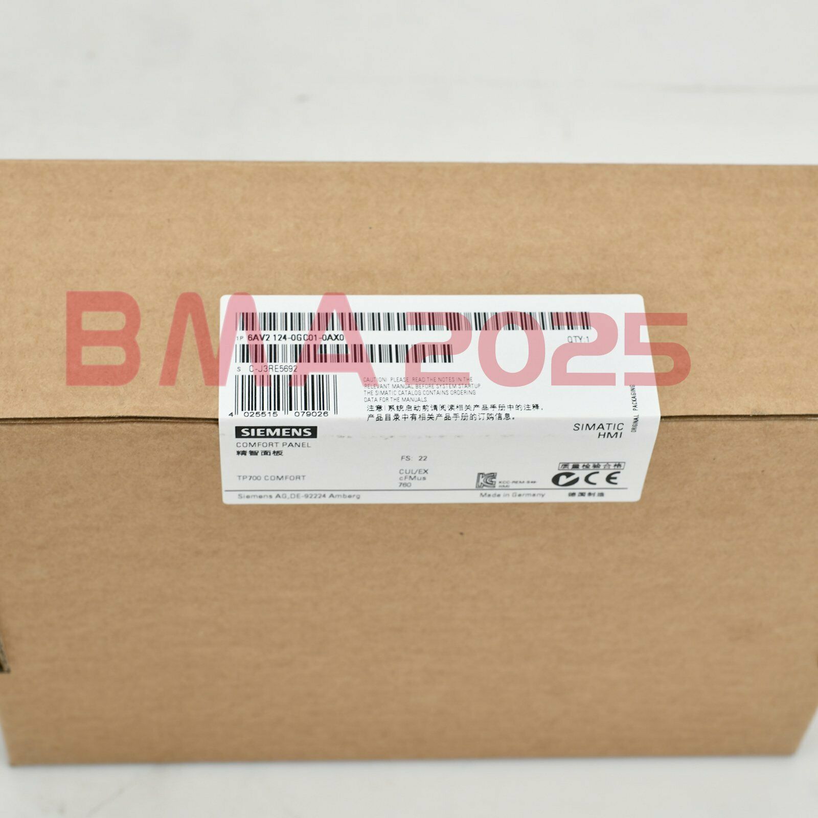 1PC New 6AV2 124-0GC01-0AX0 6AV2124-0GC01-0AX0 1year warranty DHL free Ship SM9T