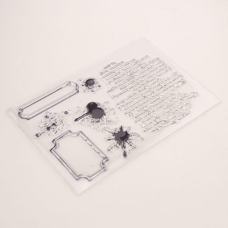 Words DIY Silicone Clear Stamp Cling Seal Scrapbook Embossing Album Decor Craft