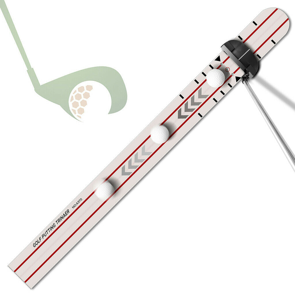 Golf Putting Alignment Trainer Auxiliary Training Sliding Improve Putter