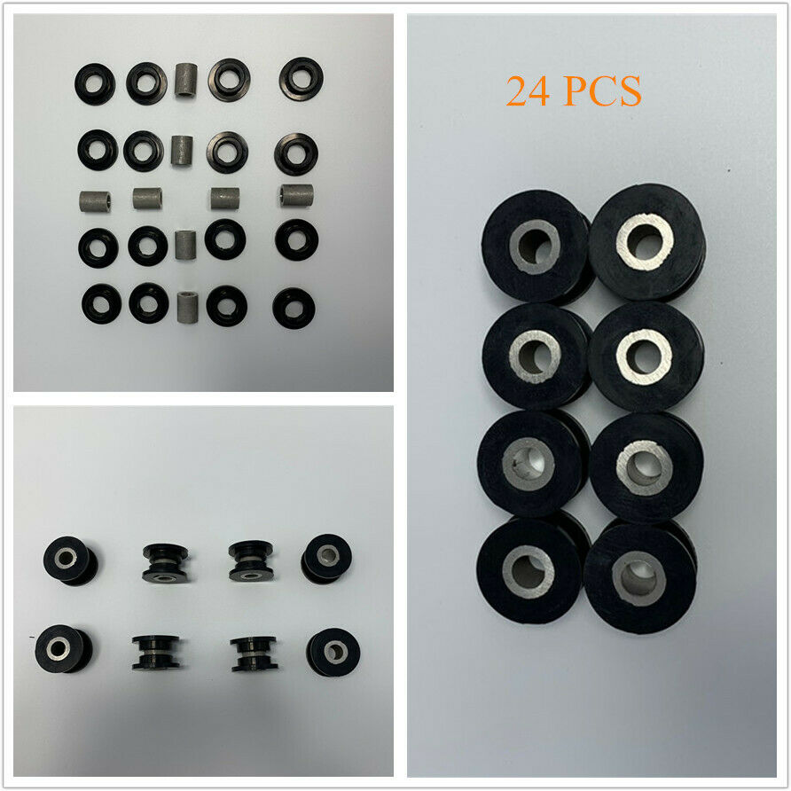 4X4 Upper Lower All 4 Shocks Absorber Bushing Kit For Arctic Cat 400 454 500 650
