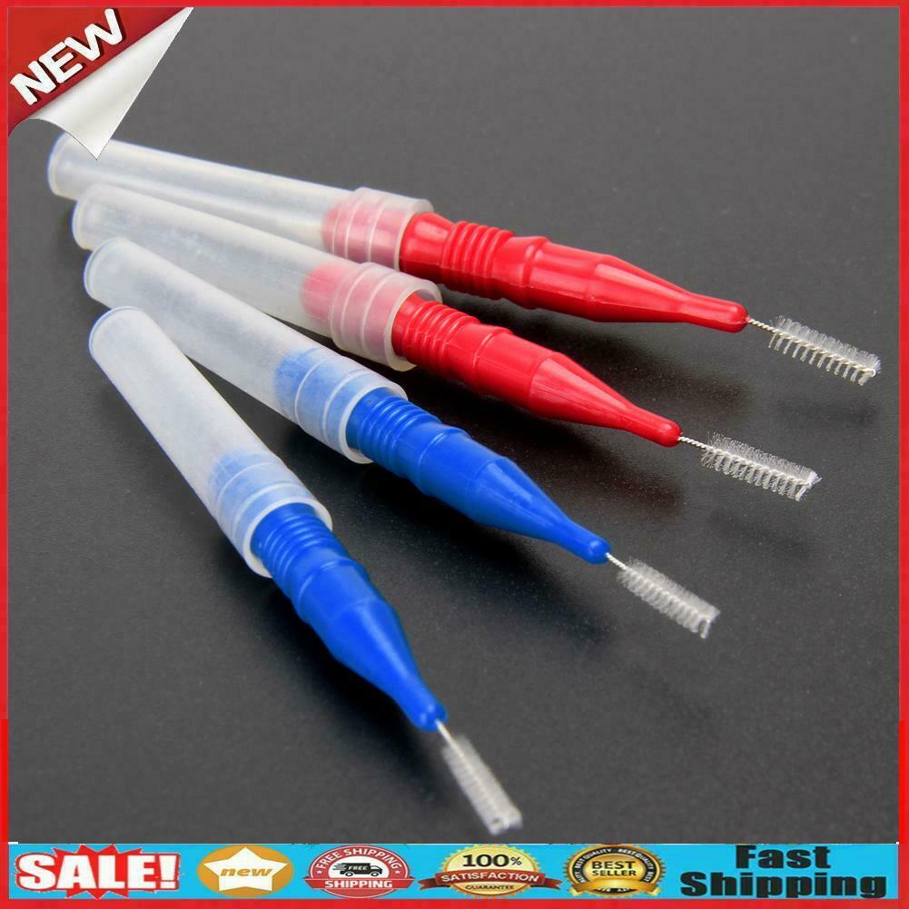 30pcs Tooth Flossing Head Hygiene Dental Plastic Interdental Brush Toothpic @