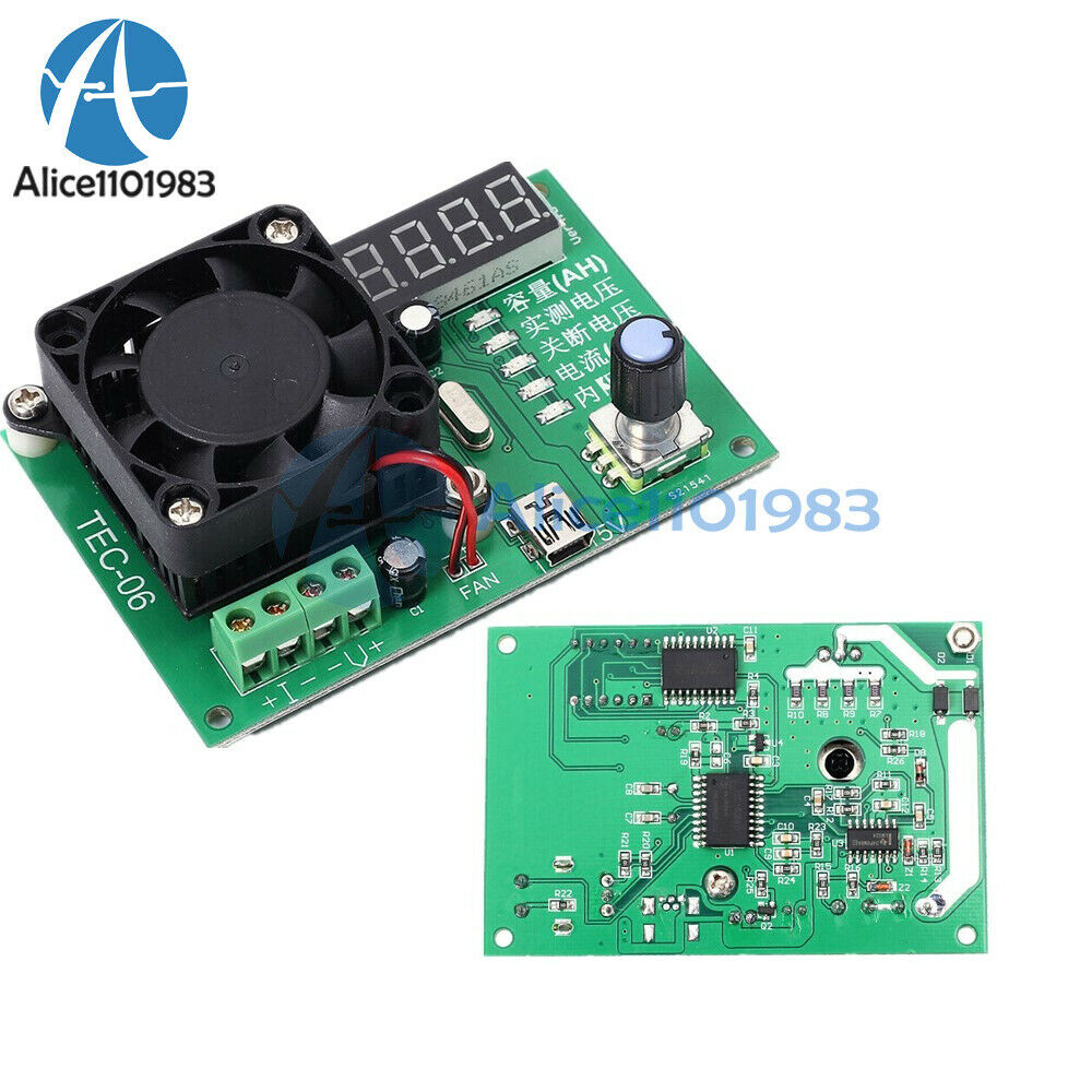 TEC-06 Battery Capacity Tester 16W Electric Load Max 500AH LED Display w/ Fan