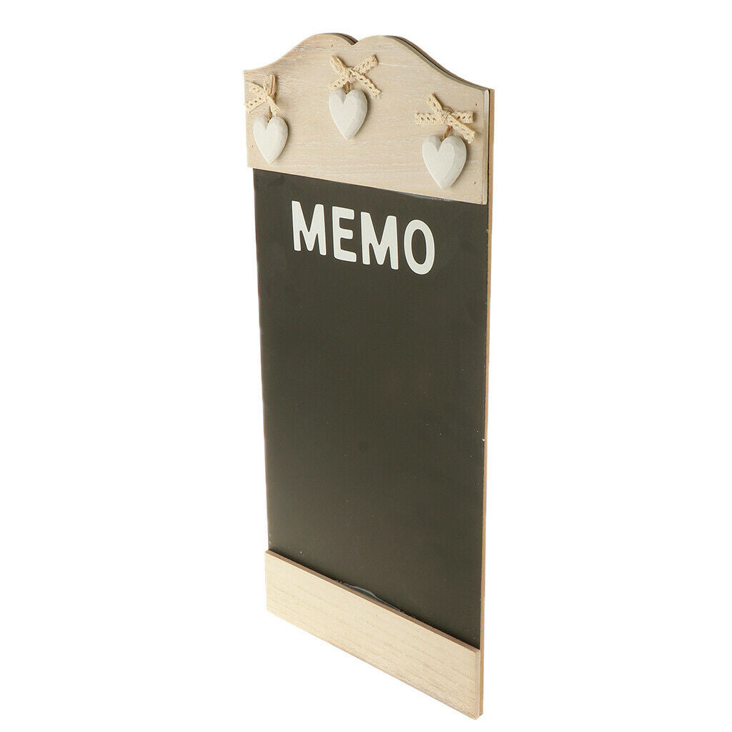 Mini Wooden Small Hanging Blackboard Message Table Number Chalkboard Sign Garden