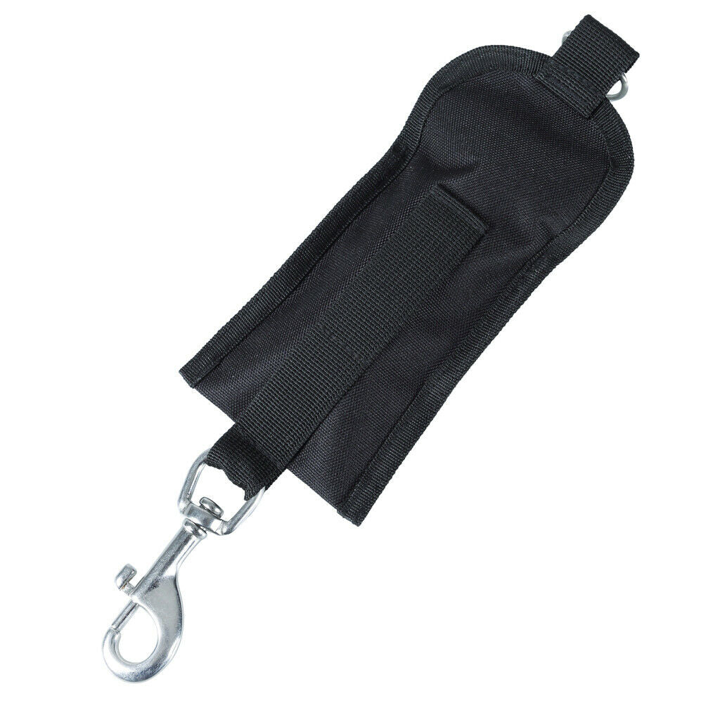 Nylon Scuba Diving Safety Stop Jon Line Webbing & Pouch Carabiner Bolt Snap