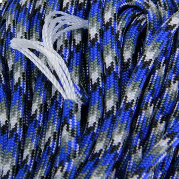 100ft Paracord Parachute Survival Cord 353 Cord - Blue Camo