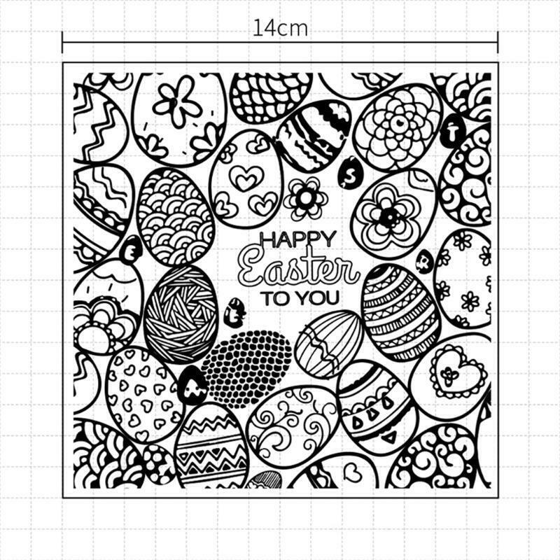Happy Easter to You Silicone Clear Seal Stamp DIY Scrapbooking Embossing Photo
