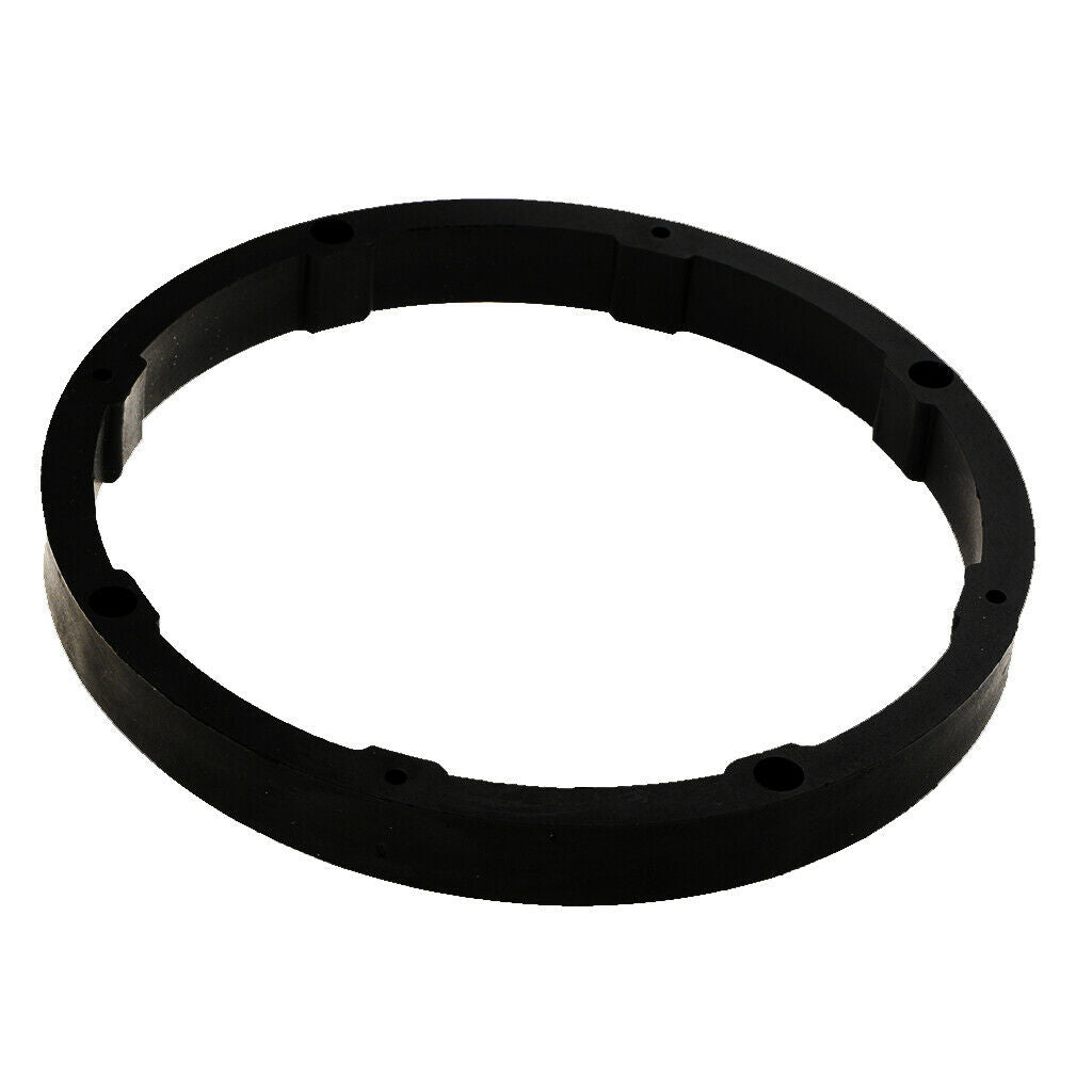 2 Pieces Plastic 6.5" Outside Dia Car Speaker Spacers Mat Solid