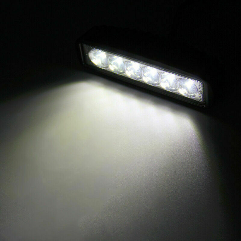 2x Black Spreader LED Deck/Marine Lights for Boat Spot Light 18W waterproof