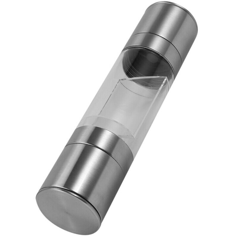2 in 1 Salt and Pepper Grinder Set Adjustable Ceramic Salt Pepper Mill ShakersE2