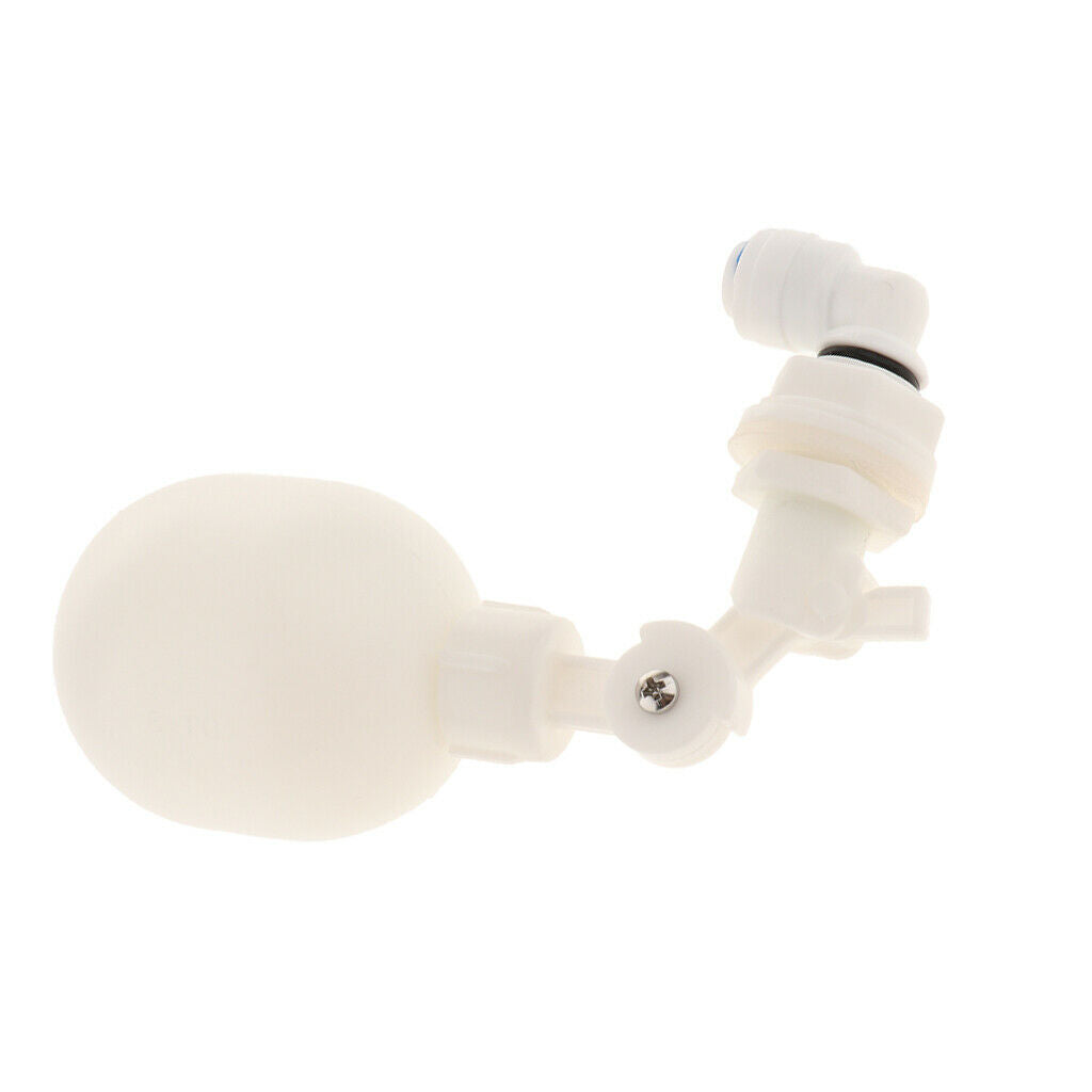 Float Valve Shut Off 1/4'' Automatic Fill Feed Fish Tank Aquarium RO Water