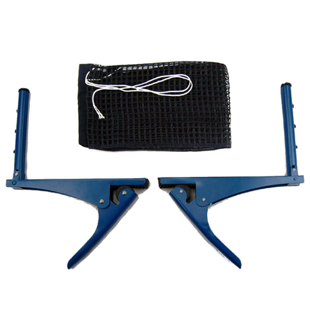 Prettyia Table Tennis  Pong Net Post Clamp Stand Indoor Game Training
