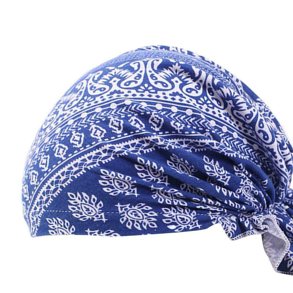 Muslim Women Chemo Cap Headscarf Cover Headwear Bandana for Hair Loss, Red
