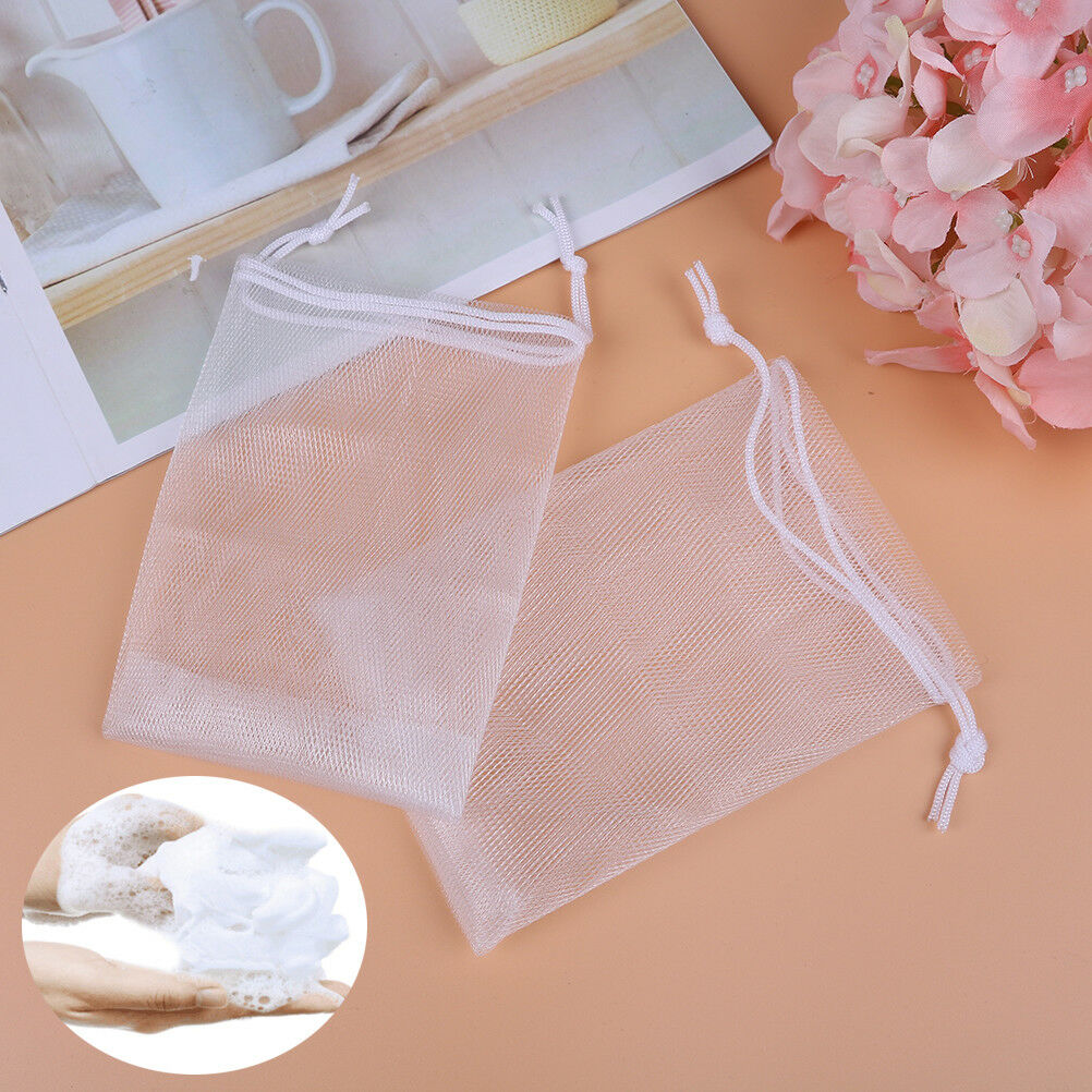 2X Soap foaming netsaver bag suds skin care bubblemaker bath easy bubble m.l8