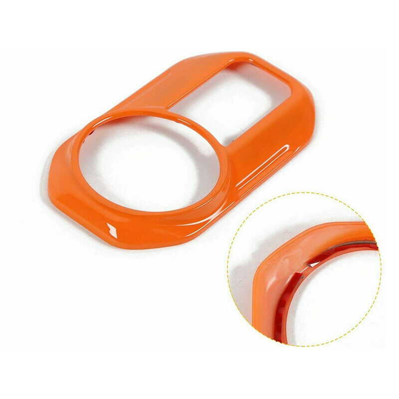 Orange Headlight Switch Button Cover Trim Decor Fit Jeep Wrangler JL JT  2018+