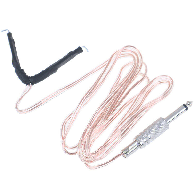 Metal Head Transparents Microphone Clip cord TattooHook Line Tattoo Switch Pedal