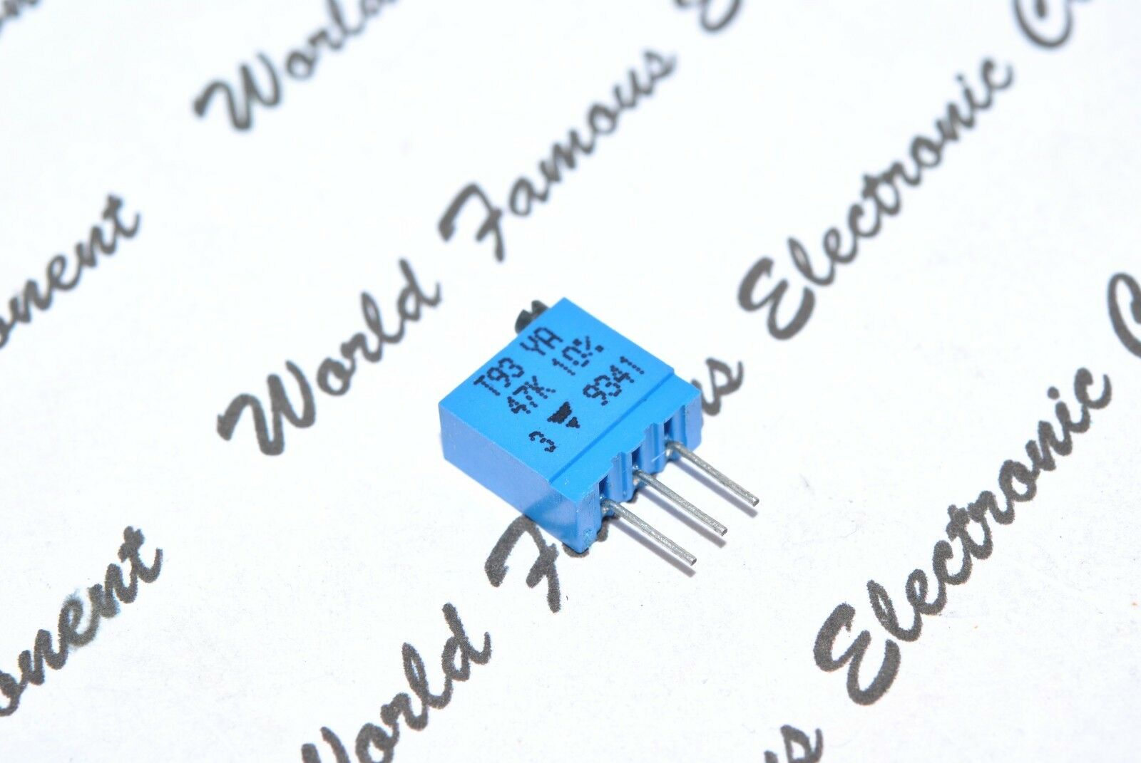 2pcs-VISHAY 47K T93-YA Multiturn 25 Turns Potentiometer / Trimmer
