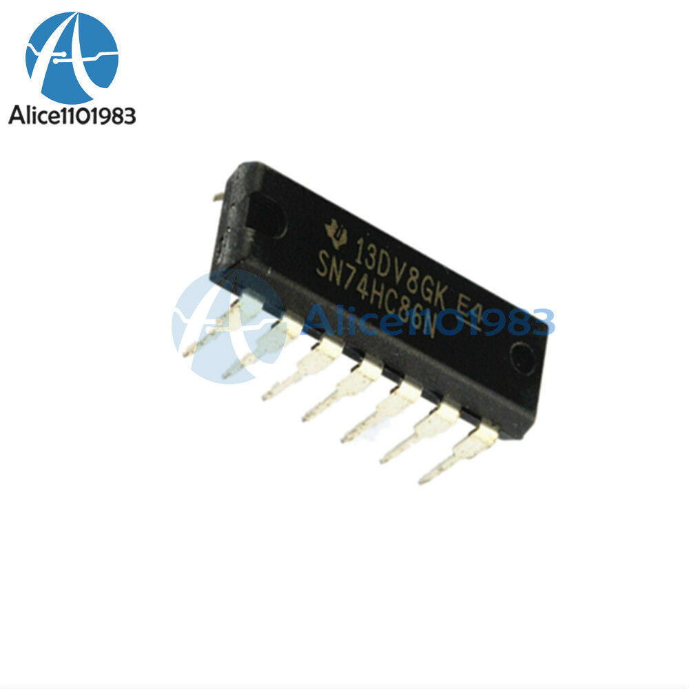 50PCS TI chip IC 74HC86N 74HC86 DIP14 DIP-14 DIP14 NEW