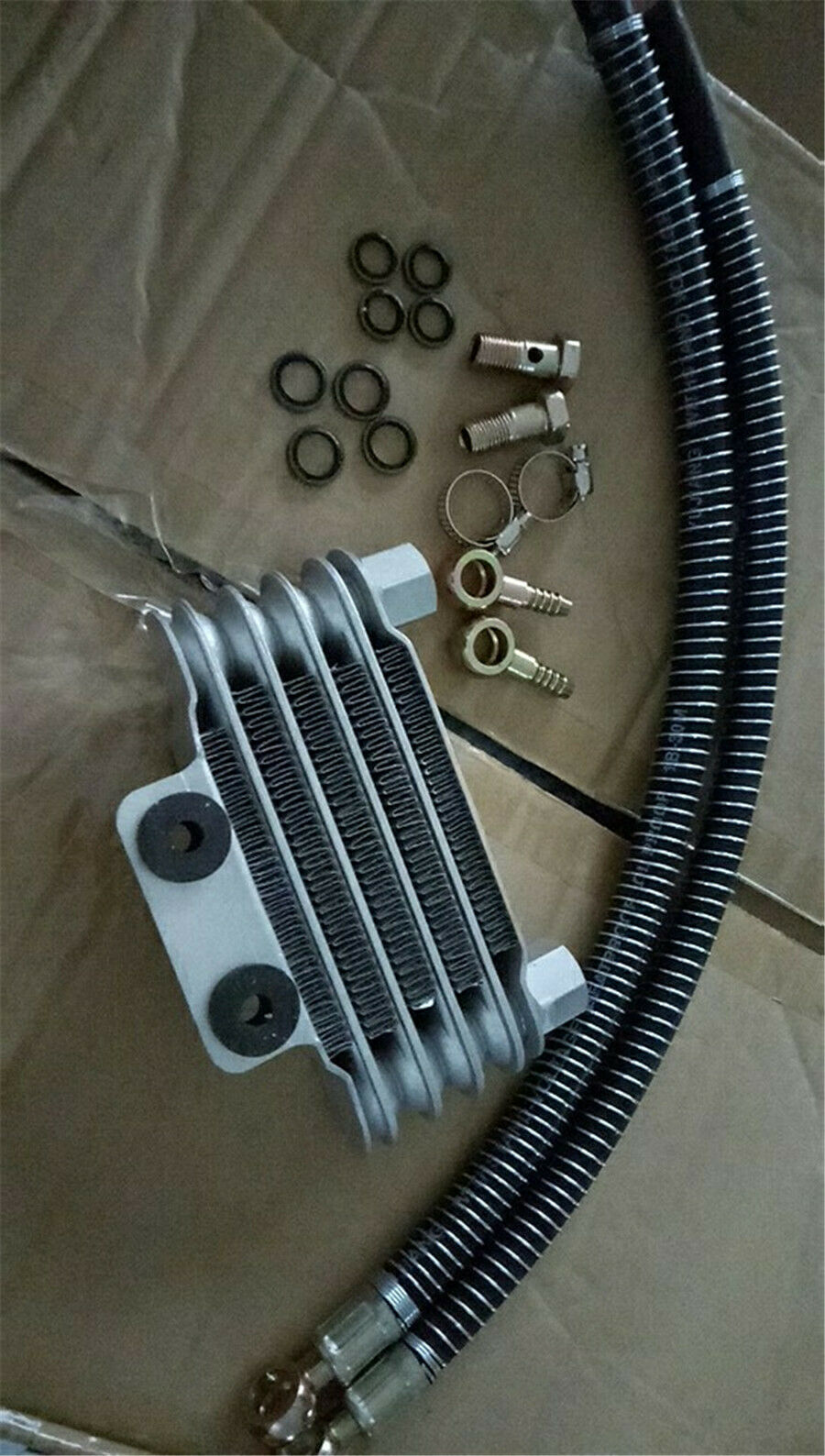 High Performance Oil Cooler Radiator Cooling KIT Chinese 110 125CC  Dirt Bike