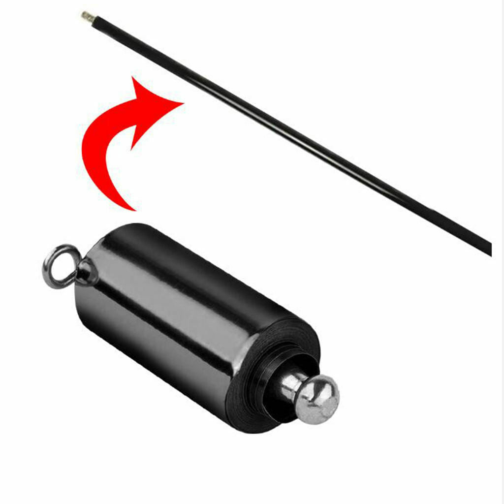 3X Outdoor Portable Magic Pocket Staff Steel Sport Black 1.1m
