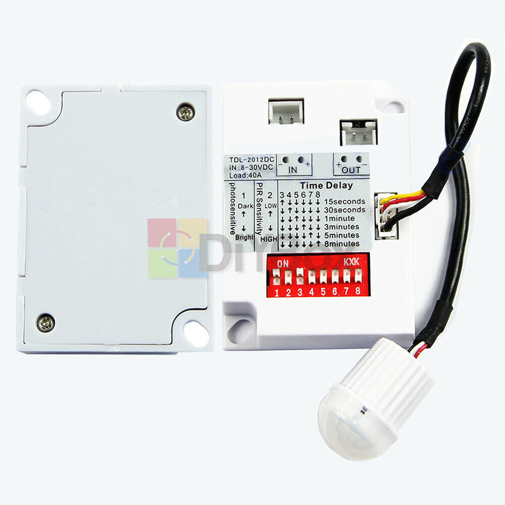 DC 8-30V Plastic Intelligent Light Body Sensor Module IR Motion Sensor Switch