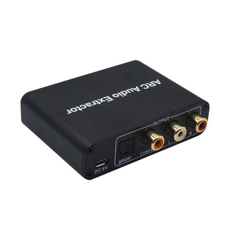 HDMI Digital To Analog Coaxail ARC Audio Extractor Converter Adapter 3.5mmDEAU