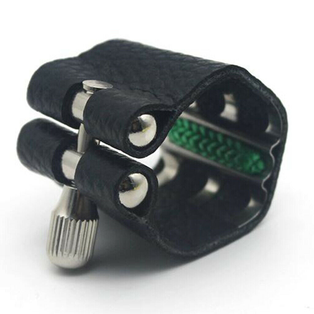 Soprano B Clarinet Mouthpiece Ligature Black for Instruments Accessories