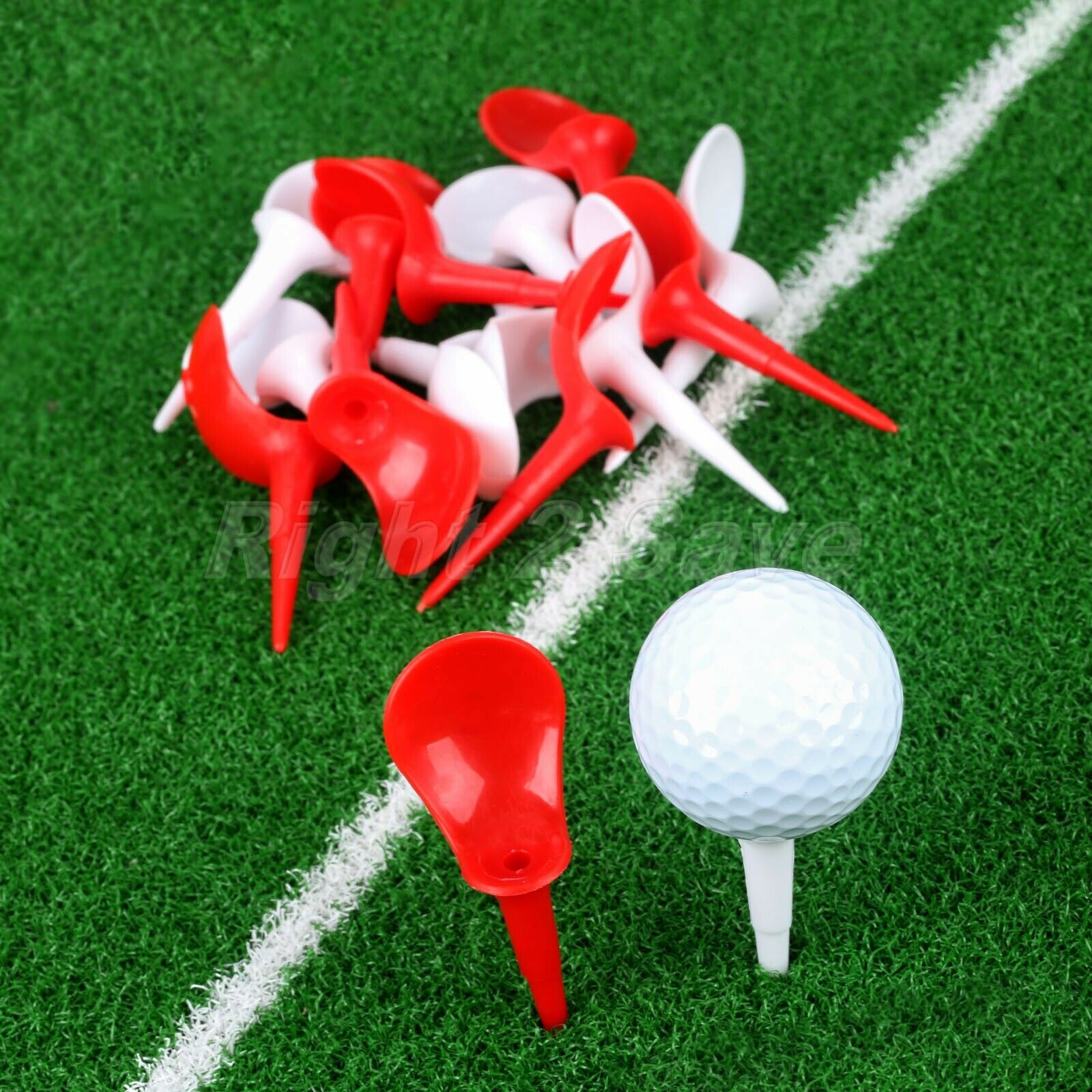30Pcs Golf Club Accessory Golf Tees Golf Ball Surport Reduce the Effect of Spin